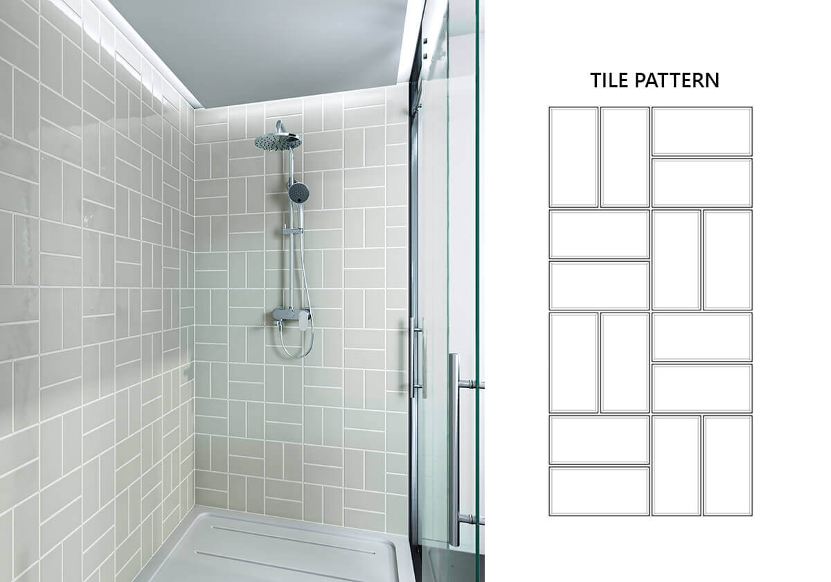 Subway Tile Pattern Inspiration For, Subway Tile Patterns For Shower