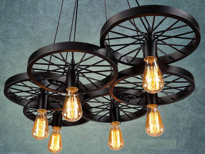 6 wheels Pendant light