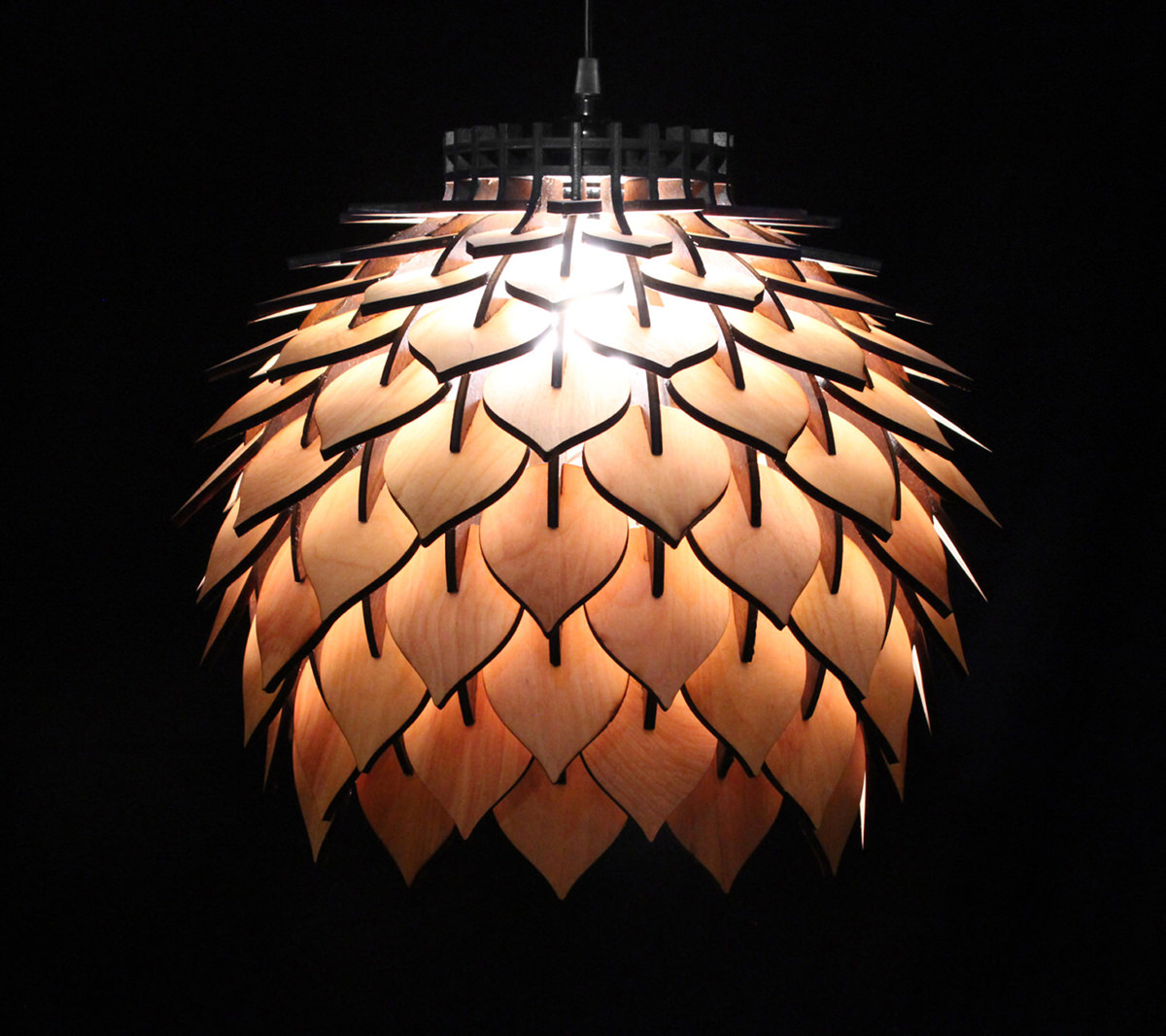 Spore Lamp - Laser Cut Pendant Lamp
