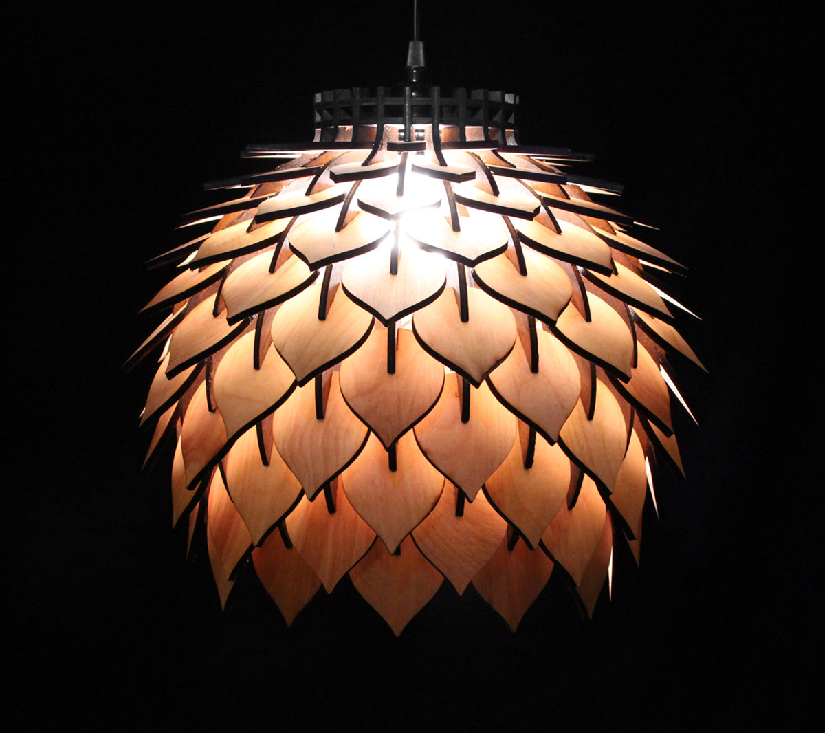 Spore Lamp - Laser Cut Pendant Lamp 