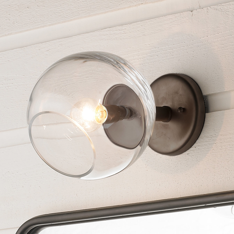 Wonky Glass Wall Sconce